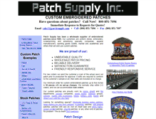 Tablet Screenshot of patchsupply.com